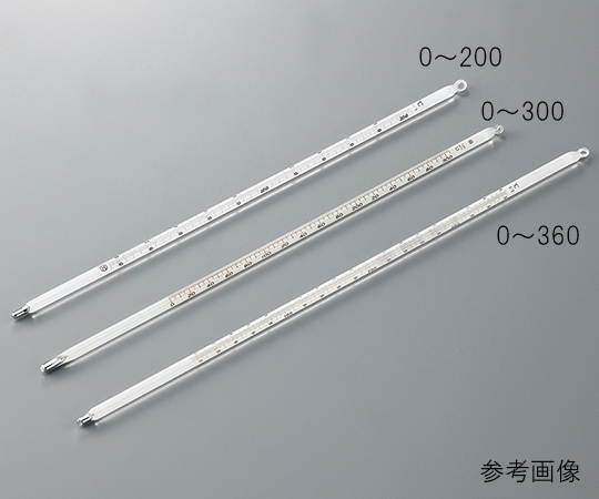 AS ONE 1-609-29 Mercury Thermometer 0 - 300℃